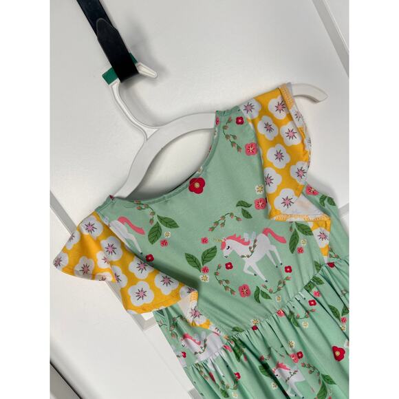 Millie Loves Lily Girls Unicorn Print Spring A-Line Dress Multicolor Size Small - Picture 7 of 9